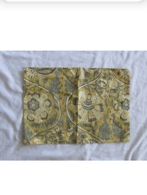 Pottery Barn Penelope Kalamkari Botanical Floral Single Placemat Place Mat